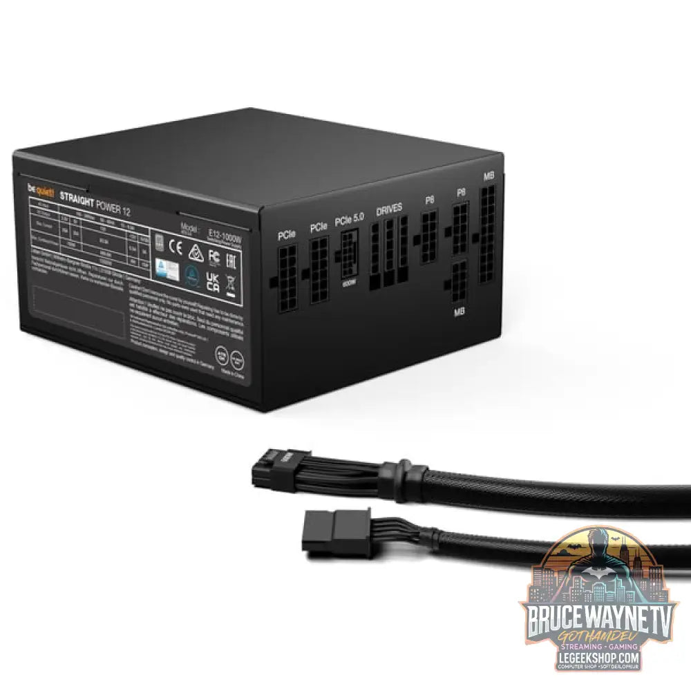 be quiet! Straight Power 12 Platinum 1000W ATX 3.1, alimentation PC - vue 4
