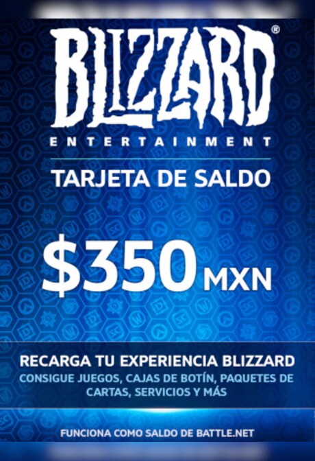 Blizzard Gift Card 350 MXN - Battle.net Key - For MXN Currency Only