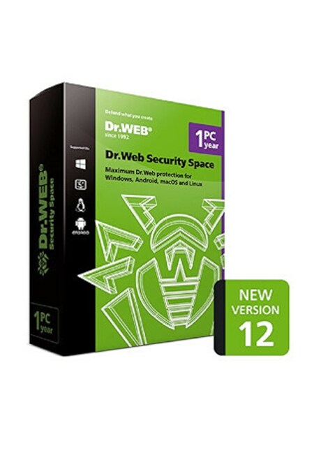 Dr.Web Security Space 12 (PC) (1 Device, 1 Year) - Dr.Web Key - GLOBAL
