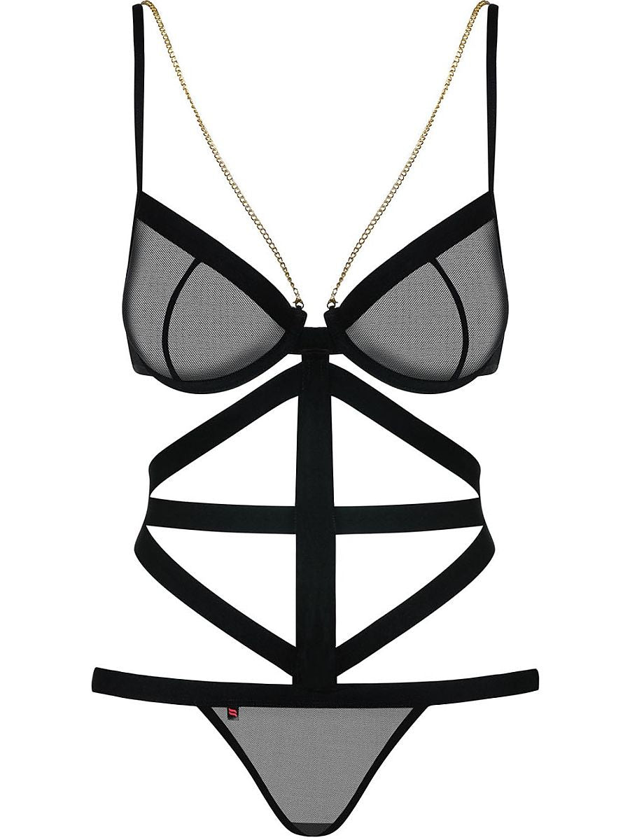 Corset femme Obsessive — noir