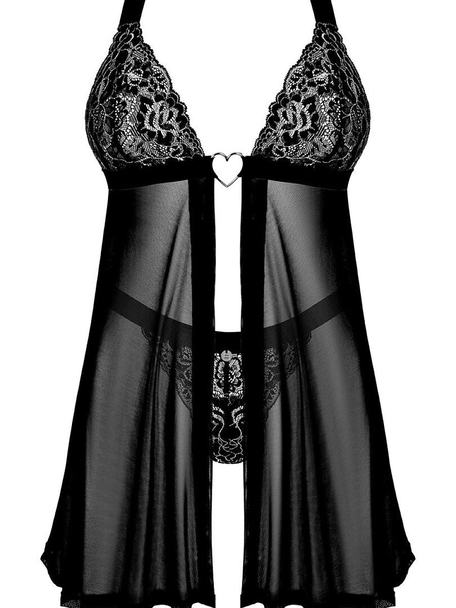 Ensemble lingerie femme Obsessive L Ensemble Sexy — noir