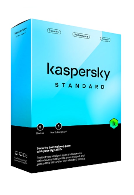 Kaspersky Standard 2024 (1 Device, 1 Year) - Kaspersky Key - EUROPE