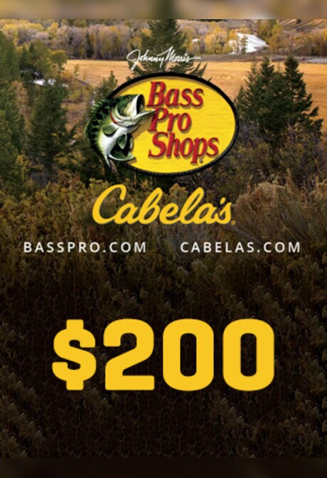 Bass Pro / Cabela's Gift Card 200 USD - Cabela's Key - UNITED STATES