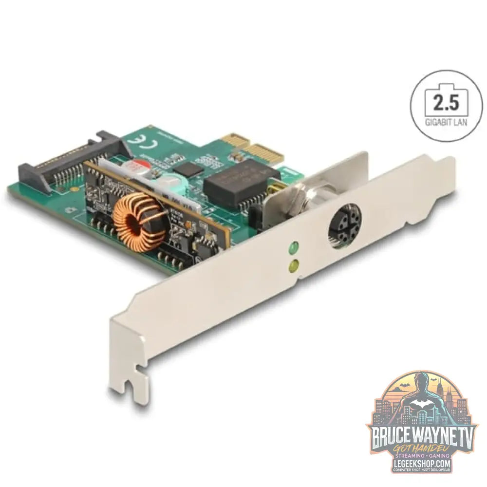 DeLOCK PCI Express x1 carte réseau 2,5 Gigabit LAN 1x M12, adaptateur réseau - DeLOCK - vue 3