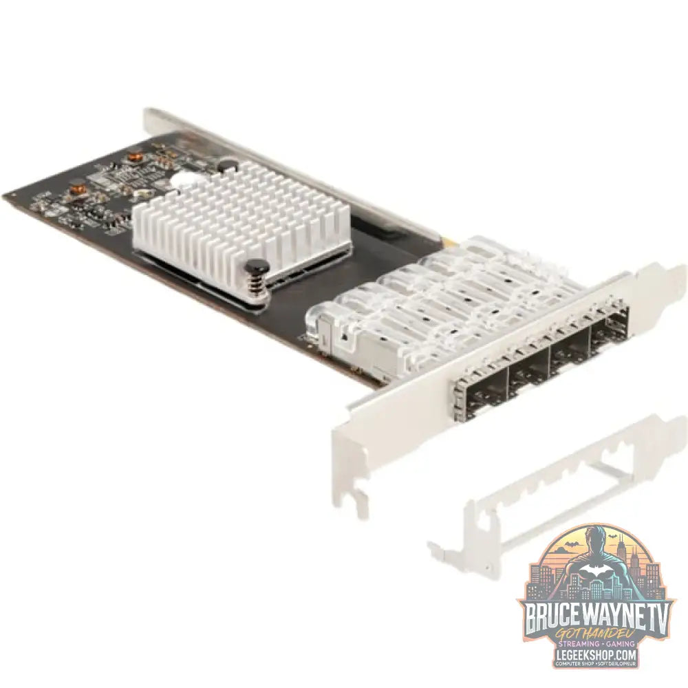 DeLOCK PCI Express x4 zu 4 x SFP Slot Gigabit LAN i350, adaptateur réseau - DeLOCK