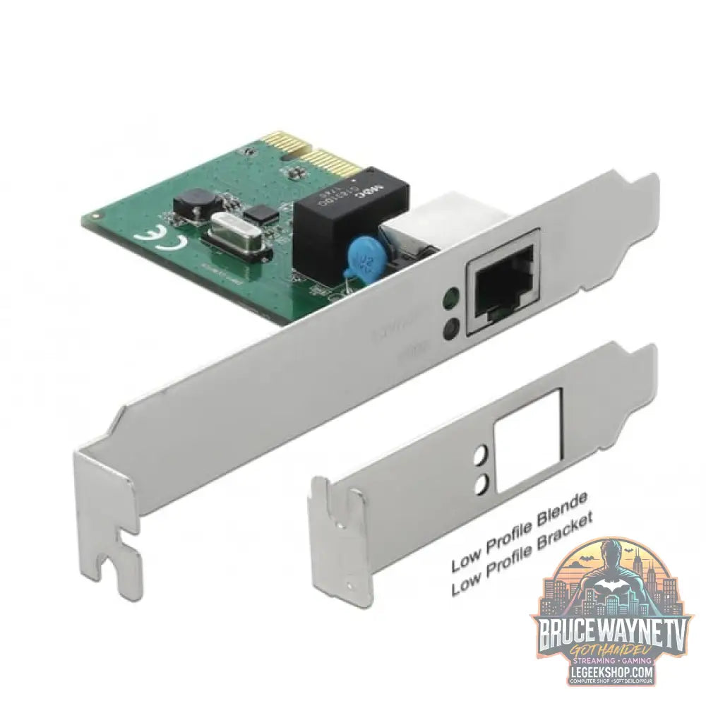 DeLOCK PCIe x1 Karte auf 1 x Gigabit LAN, adaptateur réseau - DeLOCK