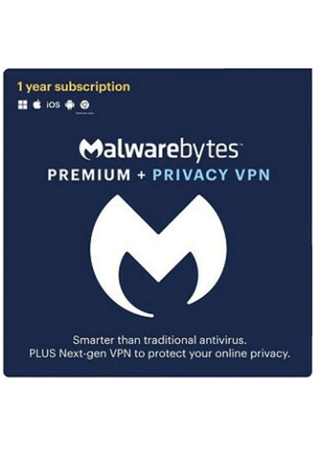 Malwarebytes + Privacy VPN (PC) 2 Devices, 1 Year - Malwarebytes Anti Malware Key - GLOBAL