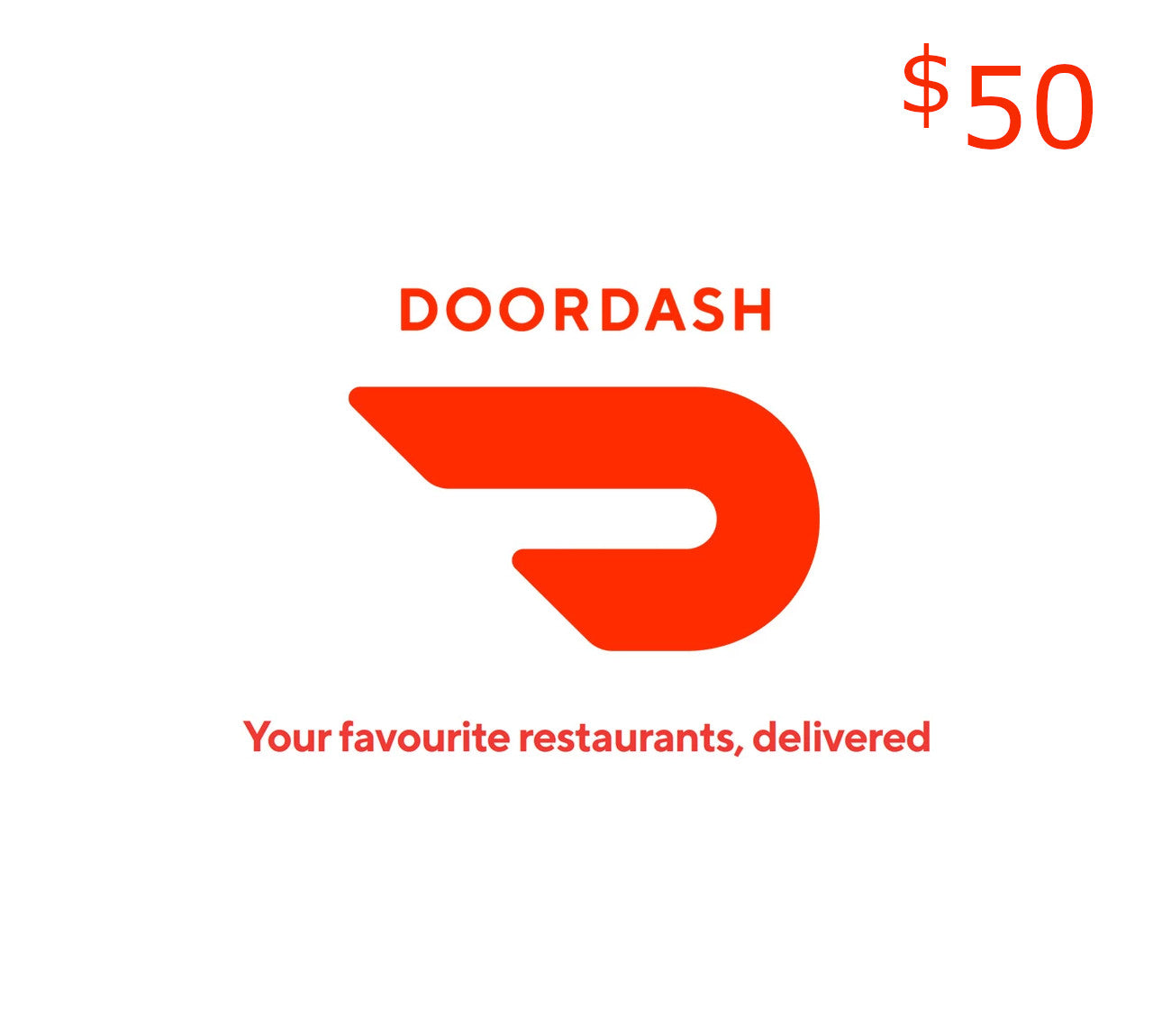 DoorDash $50 Gift Card
