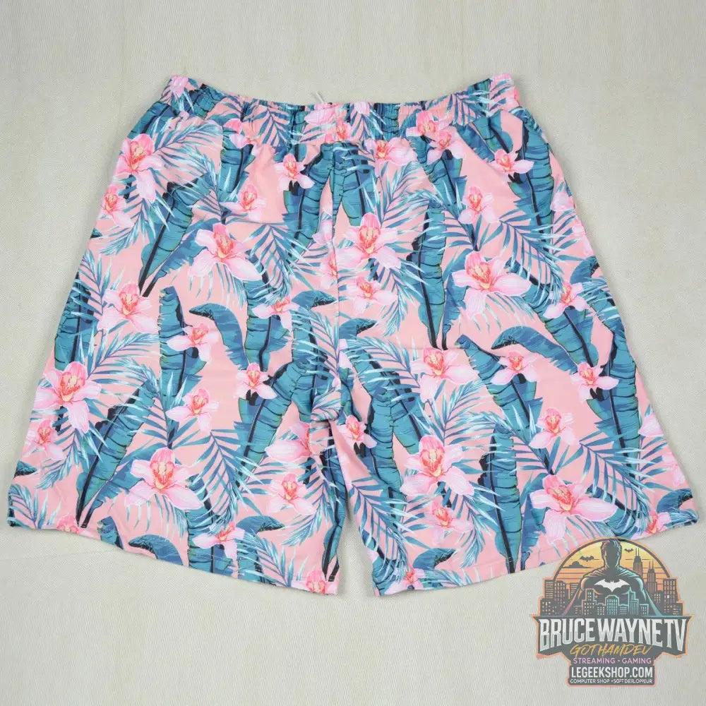 🩳 short de bain homme imprimé floral 🩳 - Legeekshop