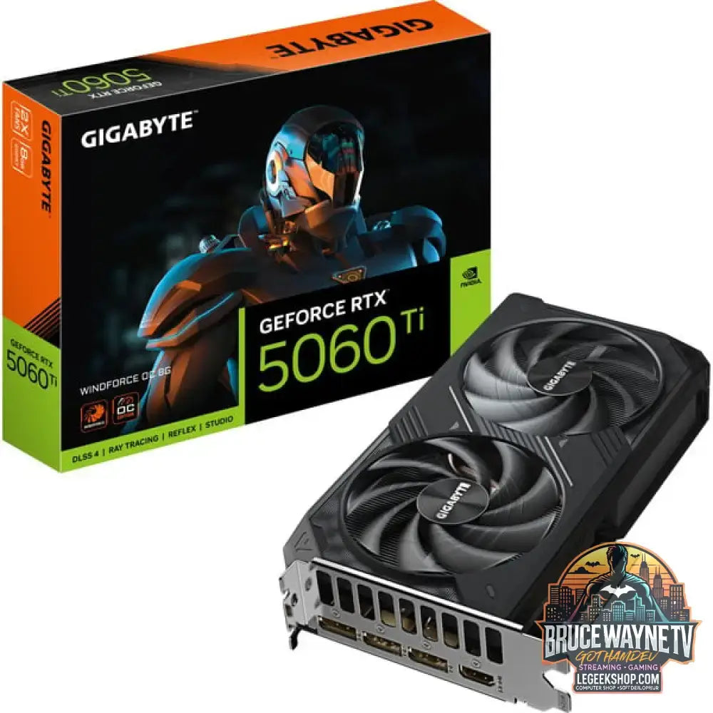 GIGABYTE GeForce RTX 5060 Ti WINDFORCE OC 8G, carte graphique DLSS 4, 3x DisplayPort, 1x HDMI 2.1 - GIGABYTE - vue 11