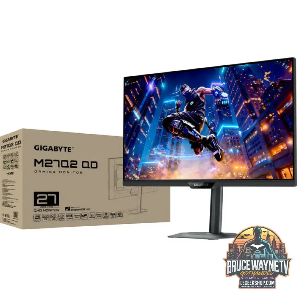 GIGABYTE M27Q2 QD QLED 27" QHD/WQHD IPS 200 Hz - GIGABYTE - vue 7