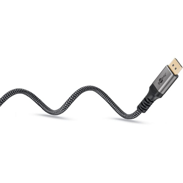 goobay Plus DisplayPort 2.0/2.1 câble, 16K @ 60Hz, 80 Gbit/s - goobay - vue 8