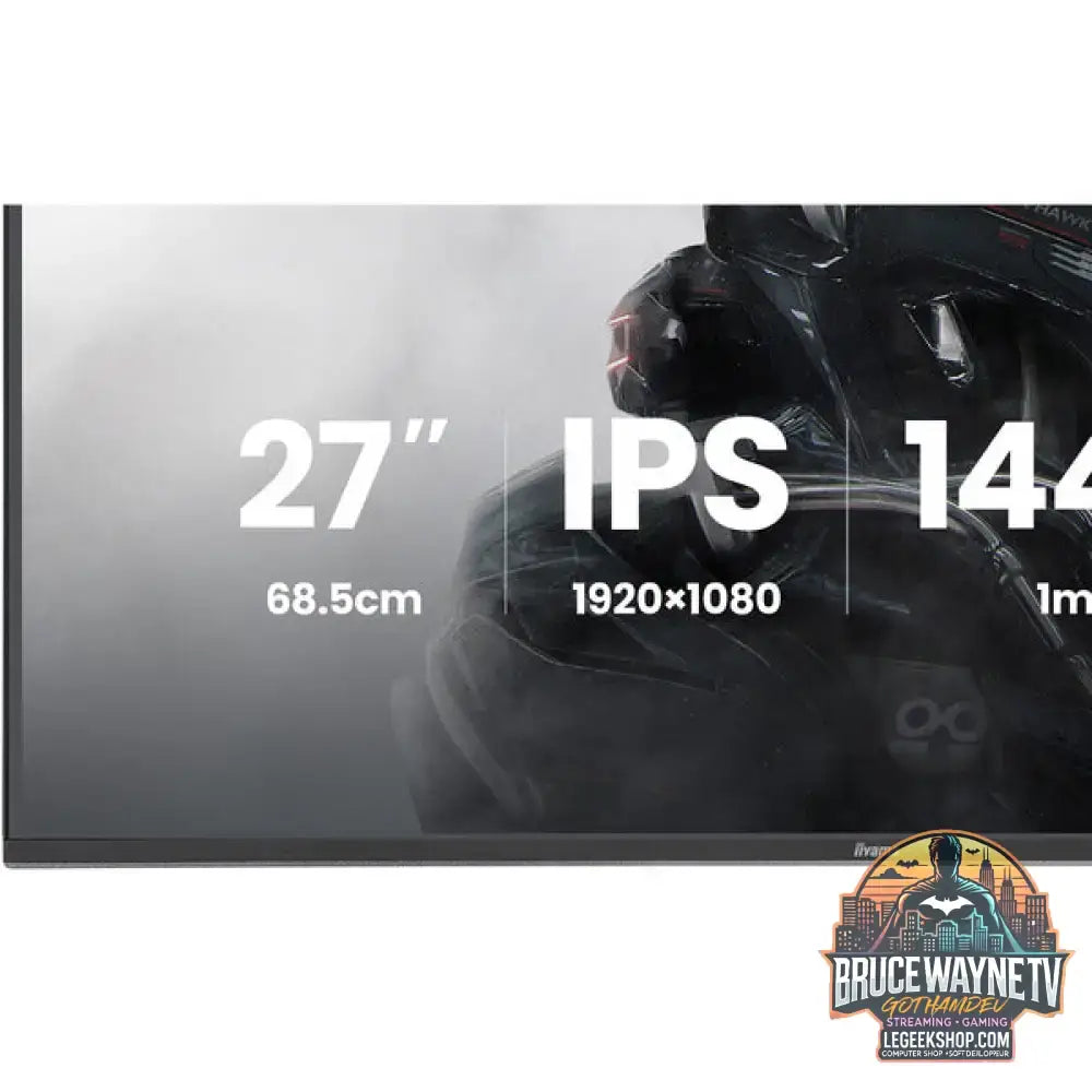 iiyama G-Master GB2741HSU-B1 Black Hawk 27" Full HD IPS 144 Hz - iiyama - vue 15