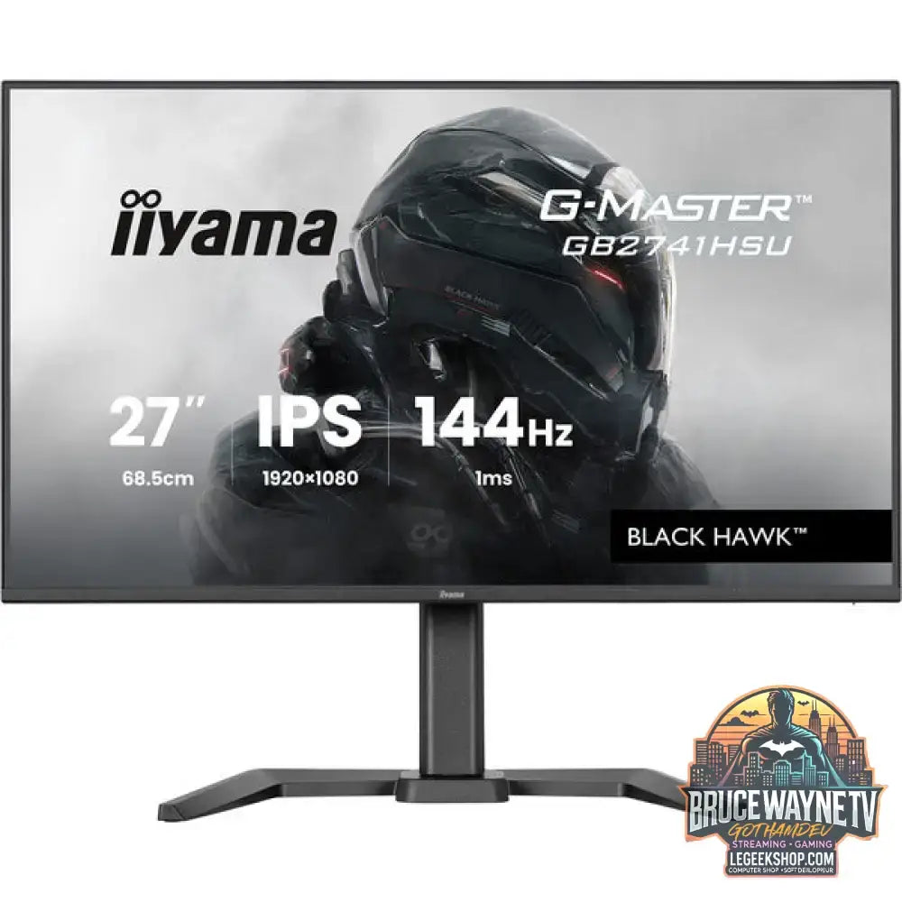 iiyama G-Master GB2741HSU-B1 Black Hawk 27" Full HD IPS 144 Hz - iiyama - vue 2