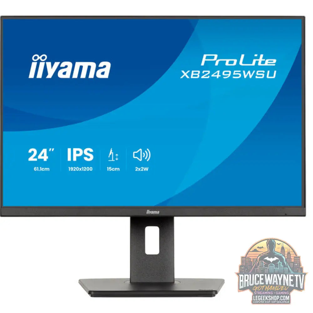 iiyama ProLite XB2495WSU-B1 24,1" 1920 × 1200 px IPS 100 Hz - iiyama - vue 2