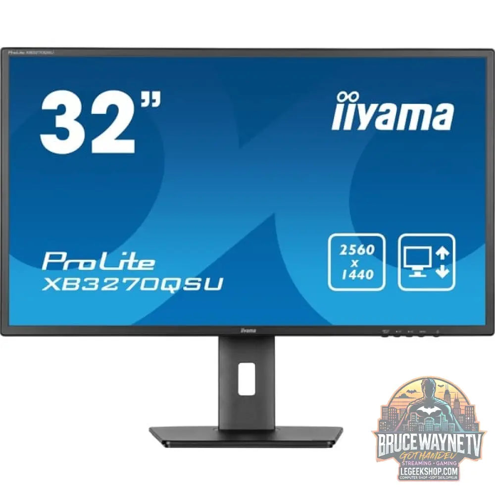 iiyama ProLite XB3270QSU-B1 31,5" QHD/WQHD IPS 100 Hz - iiyama - vue 2