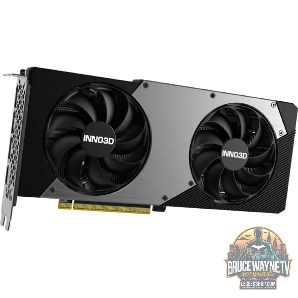 INNO3D GeForce RTX 5070 TWIN X2 OC, Grafikkarte noir, DLSS 4, 3x DisplayPort, 1x HDMI 2.1 - INNO3D - vue 8