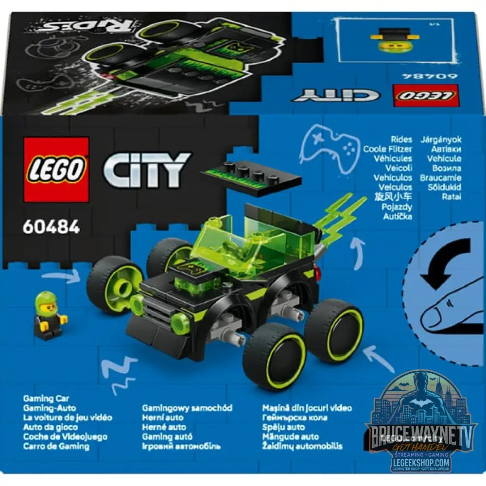 LEGO 60484 City Coole Flitzer - Gaming-Rennauto, jeu de construction - LEGO - vue 7