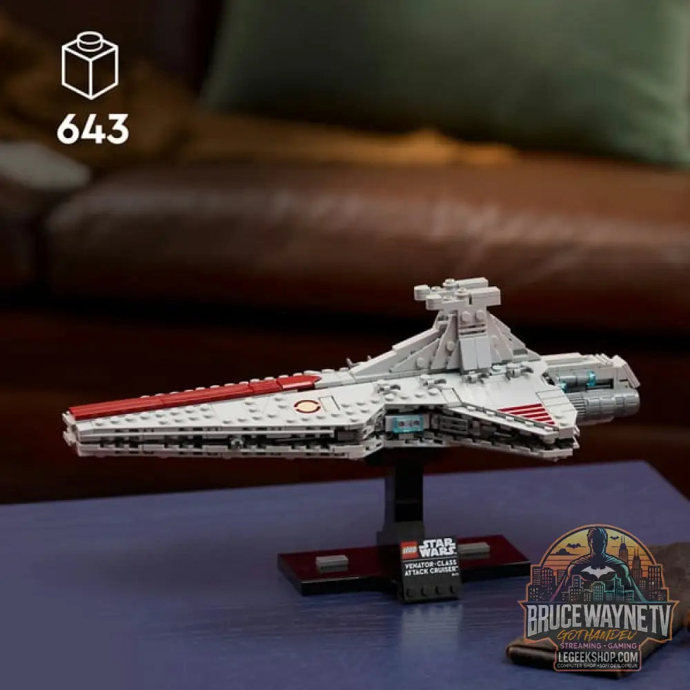 LEGO 75441 Star Wars Angriffskreuzer der Venator-Klasse, jeu de construction - LEGO - vue 3