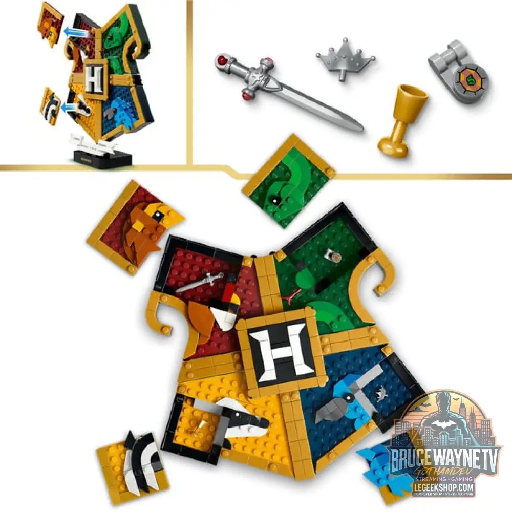 LEGO 76462 Harry Potter Hogwarts Hauswappen, jeu de construction - LEGO - vue 4