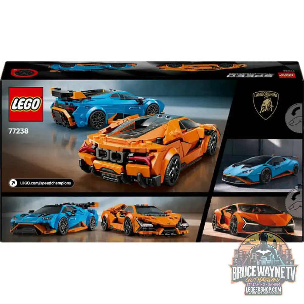 LEGO 77238 Speed Champions Lamborghini Revuelto et Huracán STO, jeu de construction - LEGO - vue 7