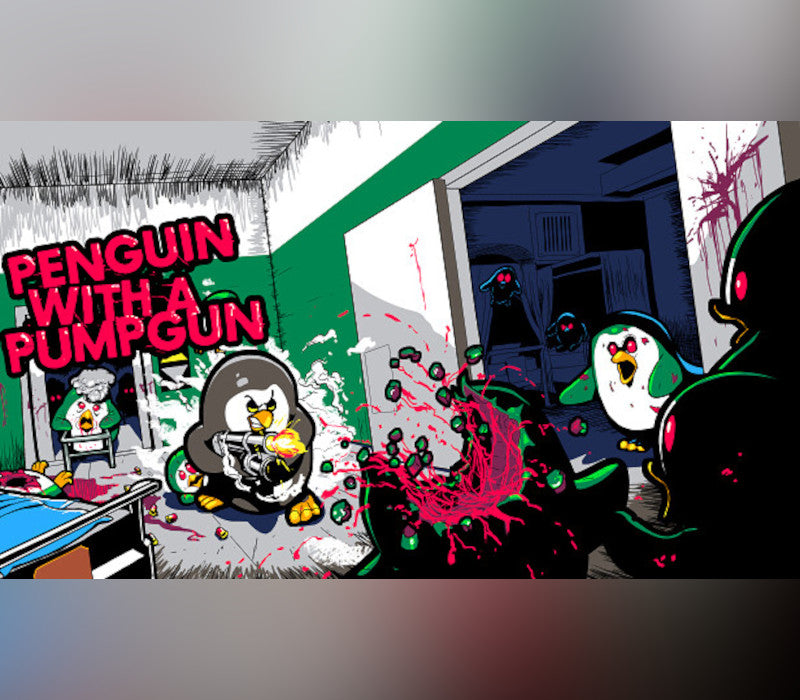 Penguin with a Pumpgun