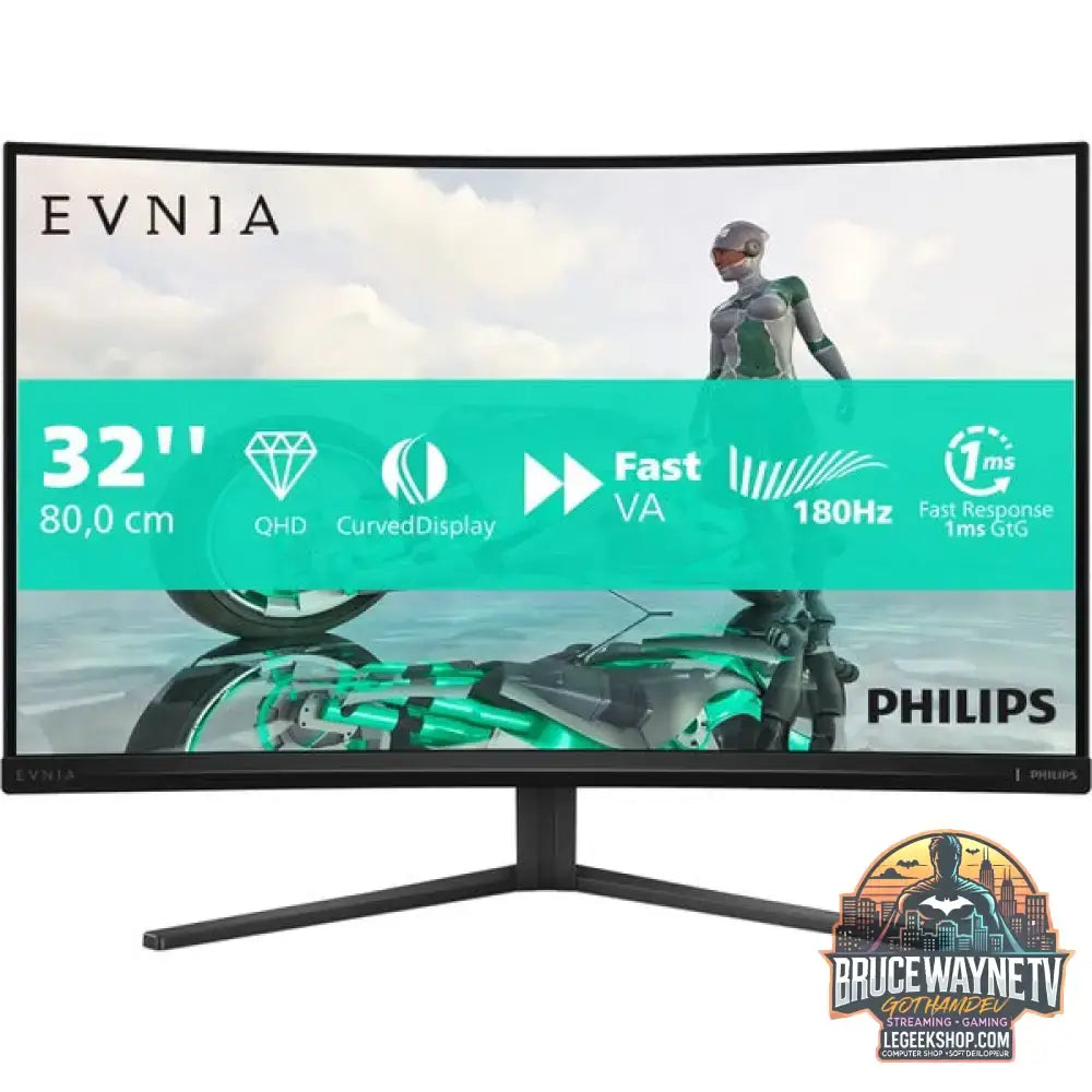 Philips Evnia 32M2C3500L 31,5" QHD/WQHD VA 180 Hz - Philips - vue 2