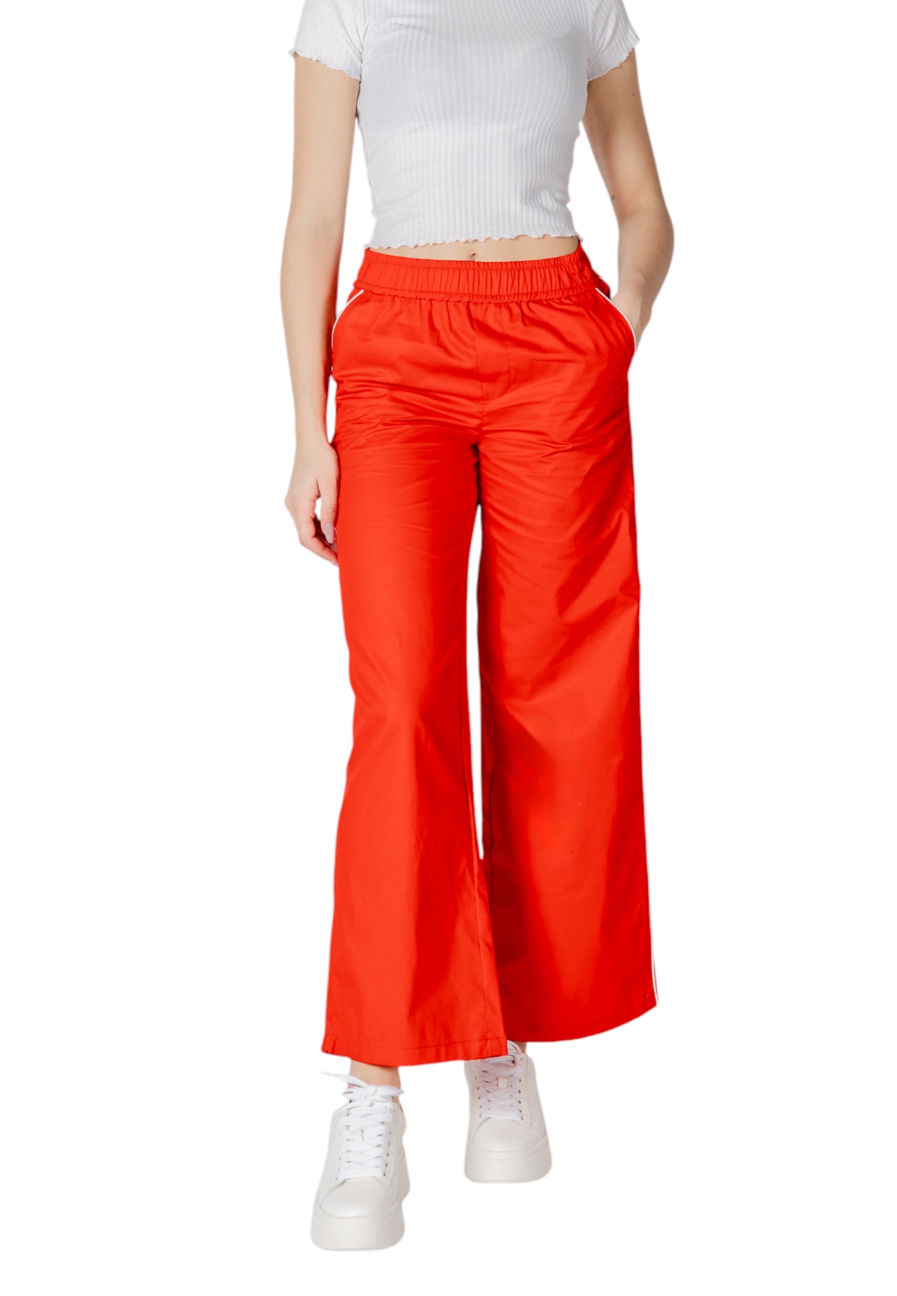 Only Pantalon femme Pantalons — red