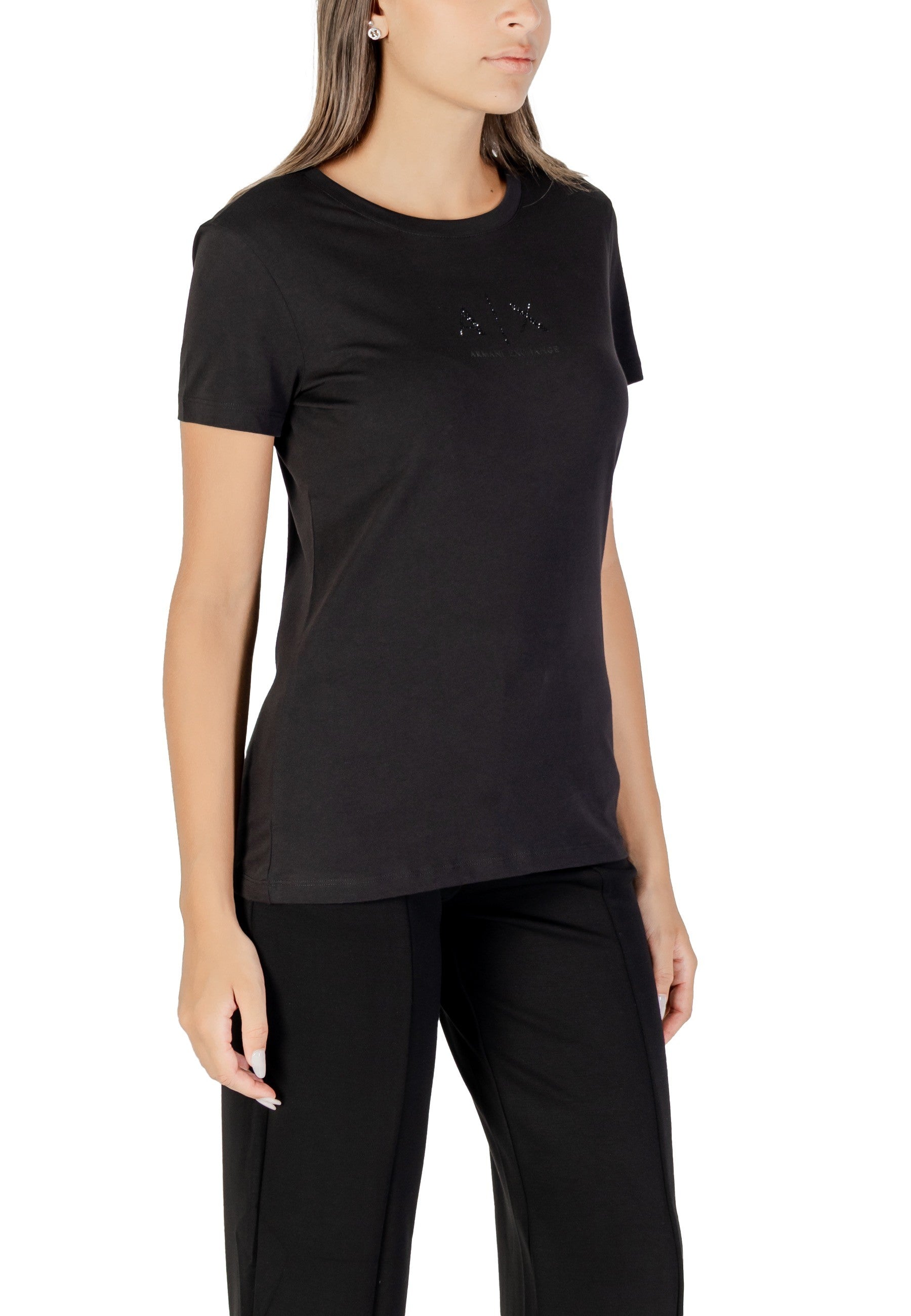 Armani Exchange T-shirt femme — black