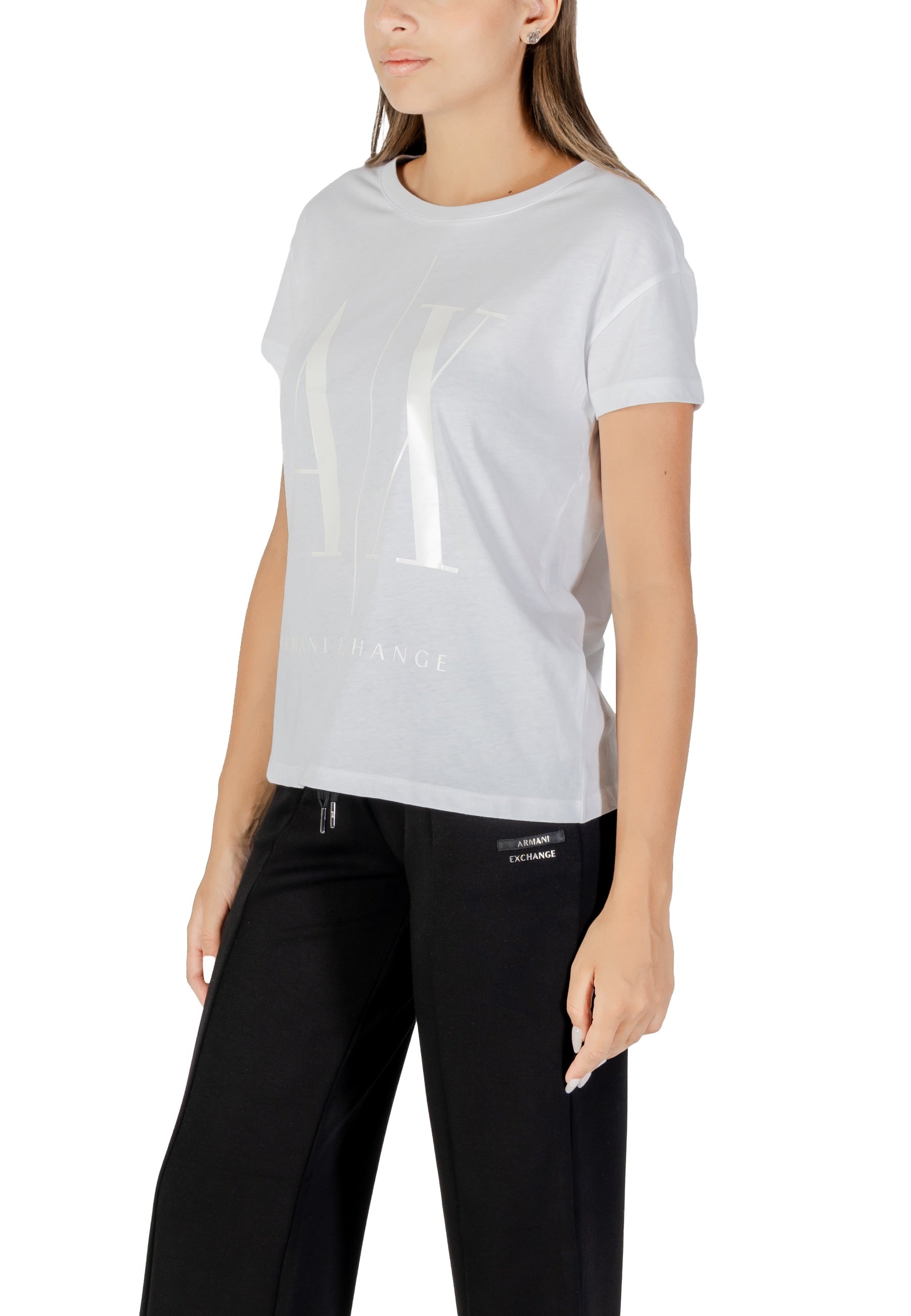Armani Exchange T-shirt femme — white