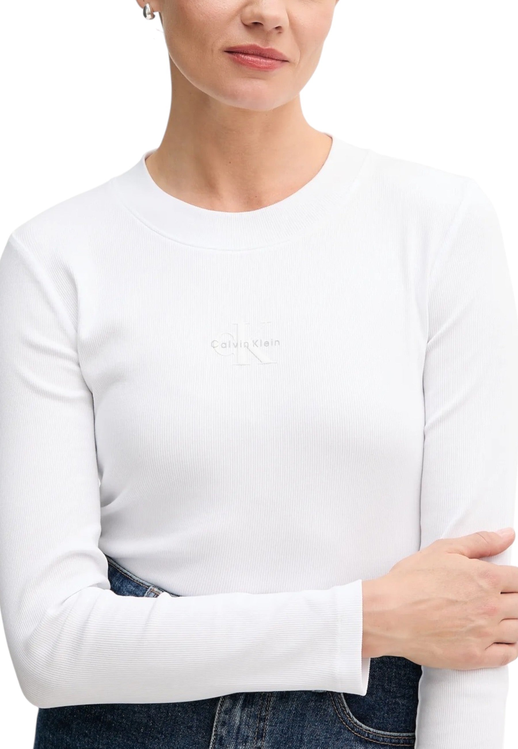 Calvin Klein Jeans T-shirt femme — white