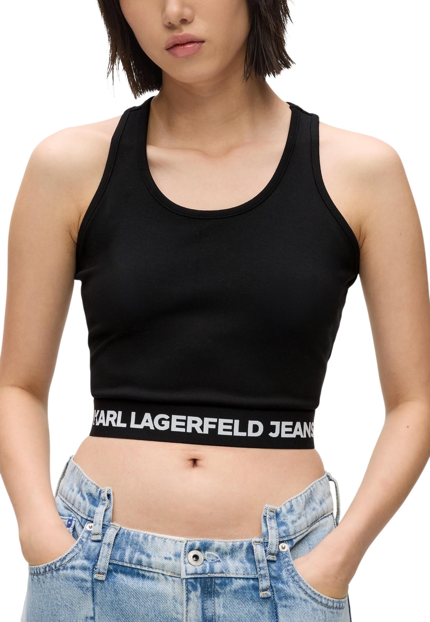 Karl Lagerfeld Jeans Jean femme Tops — black