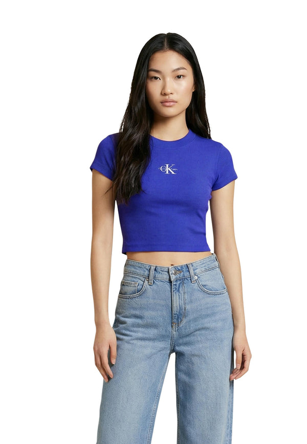 Calvin Klein Jeans T-shirt femme — blue