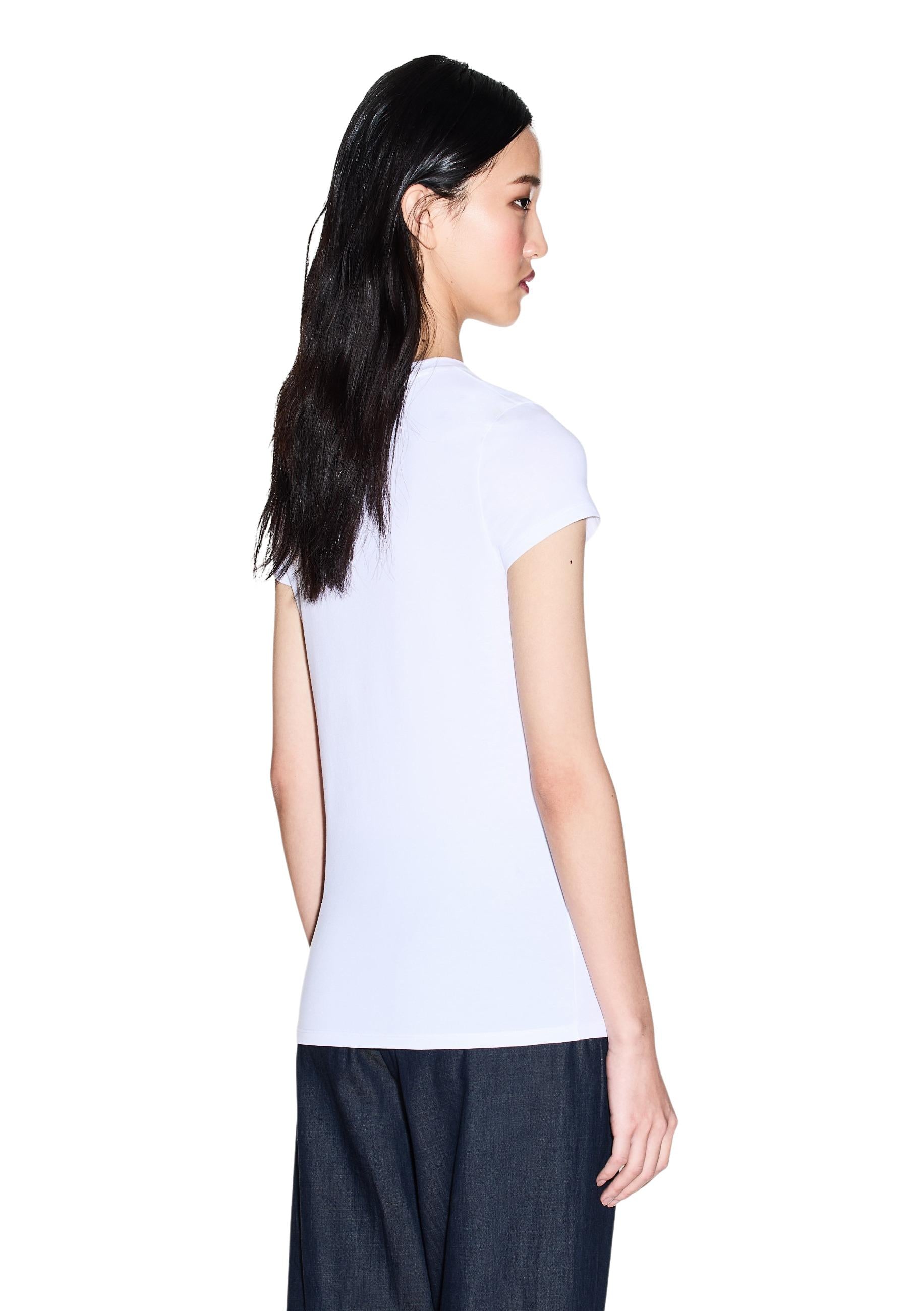 Armani Exchange T-shirt femme — white
