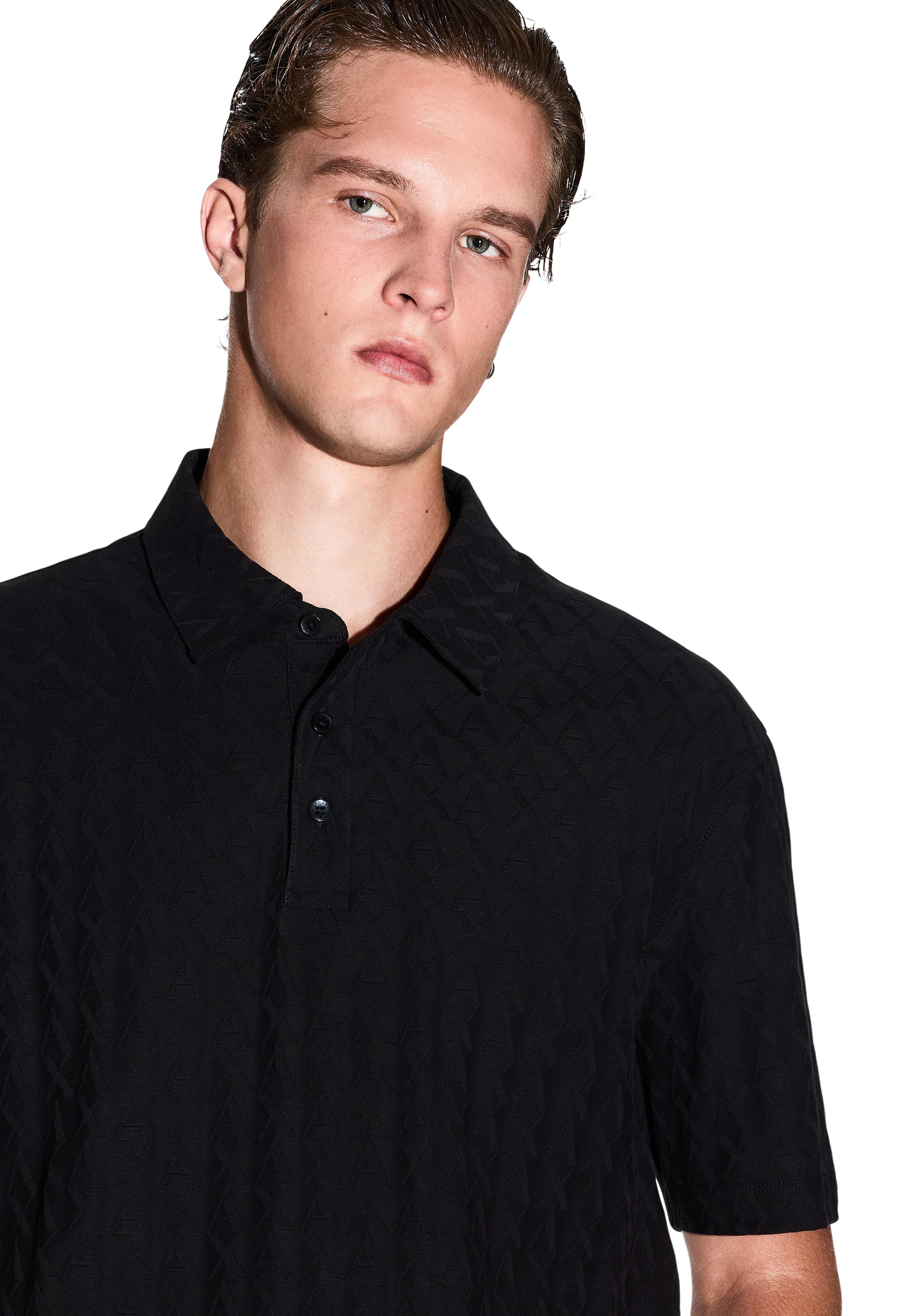 Armani Exchange Polo homme — black