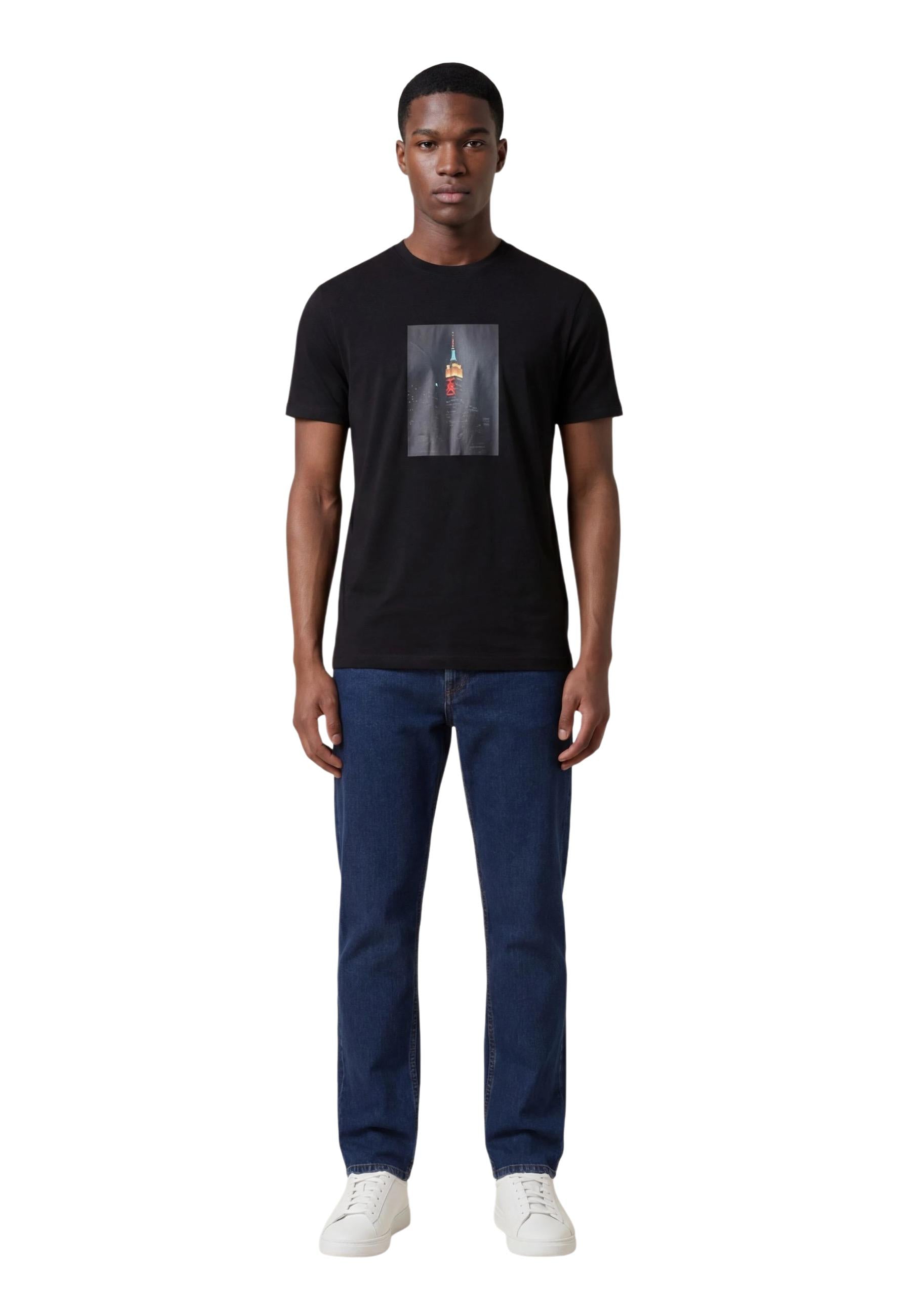 Armani Exchange T-shirt homme — black