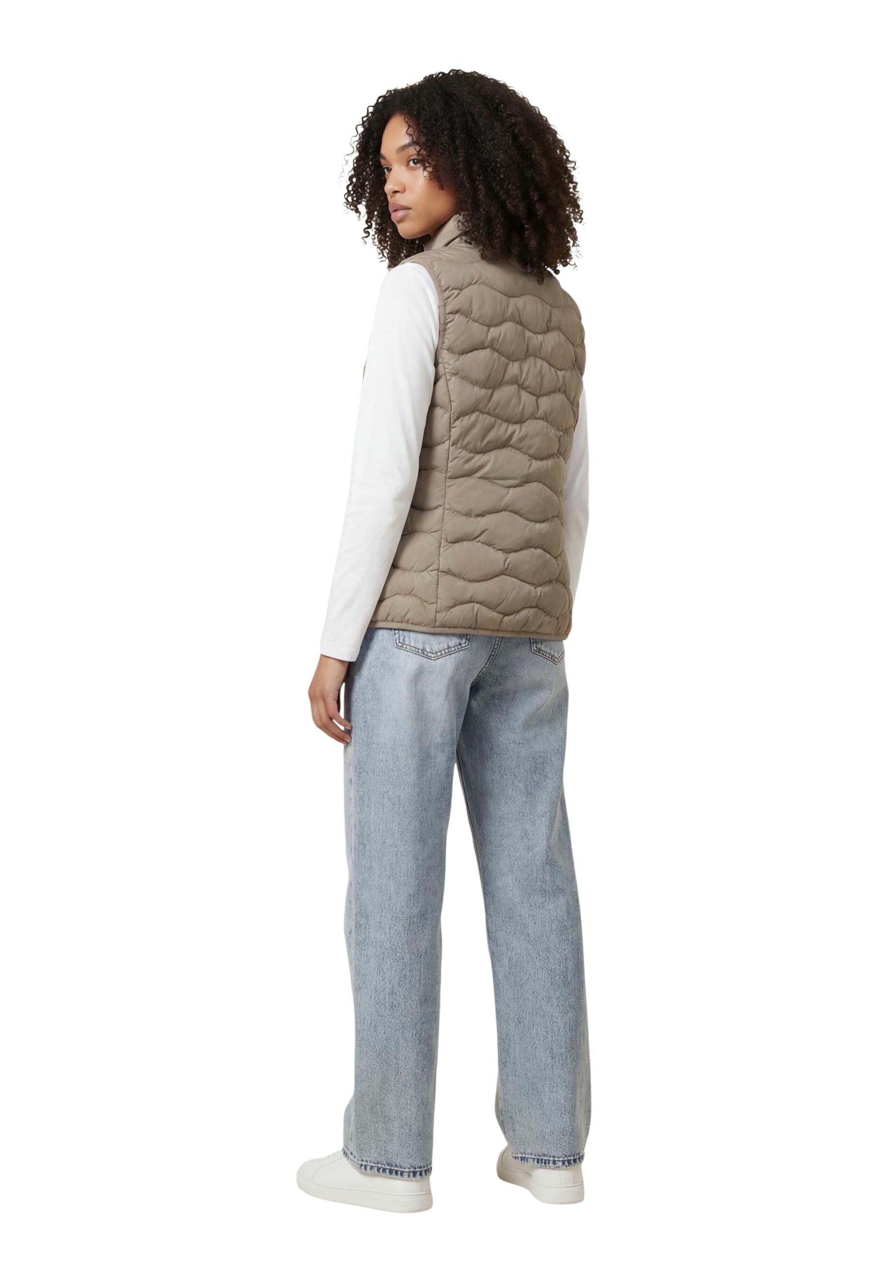 Ea7 Vêtement femme Gilets — beige