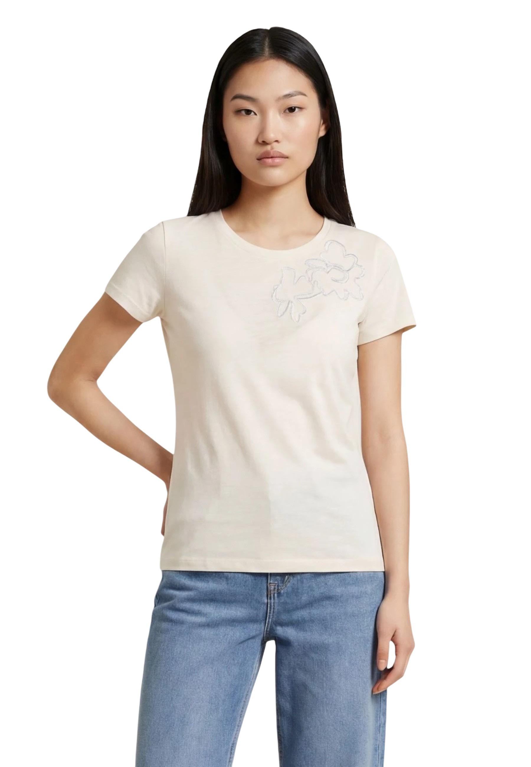 Liu Jo T-shirt femme — beige