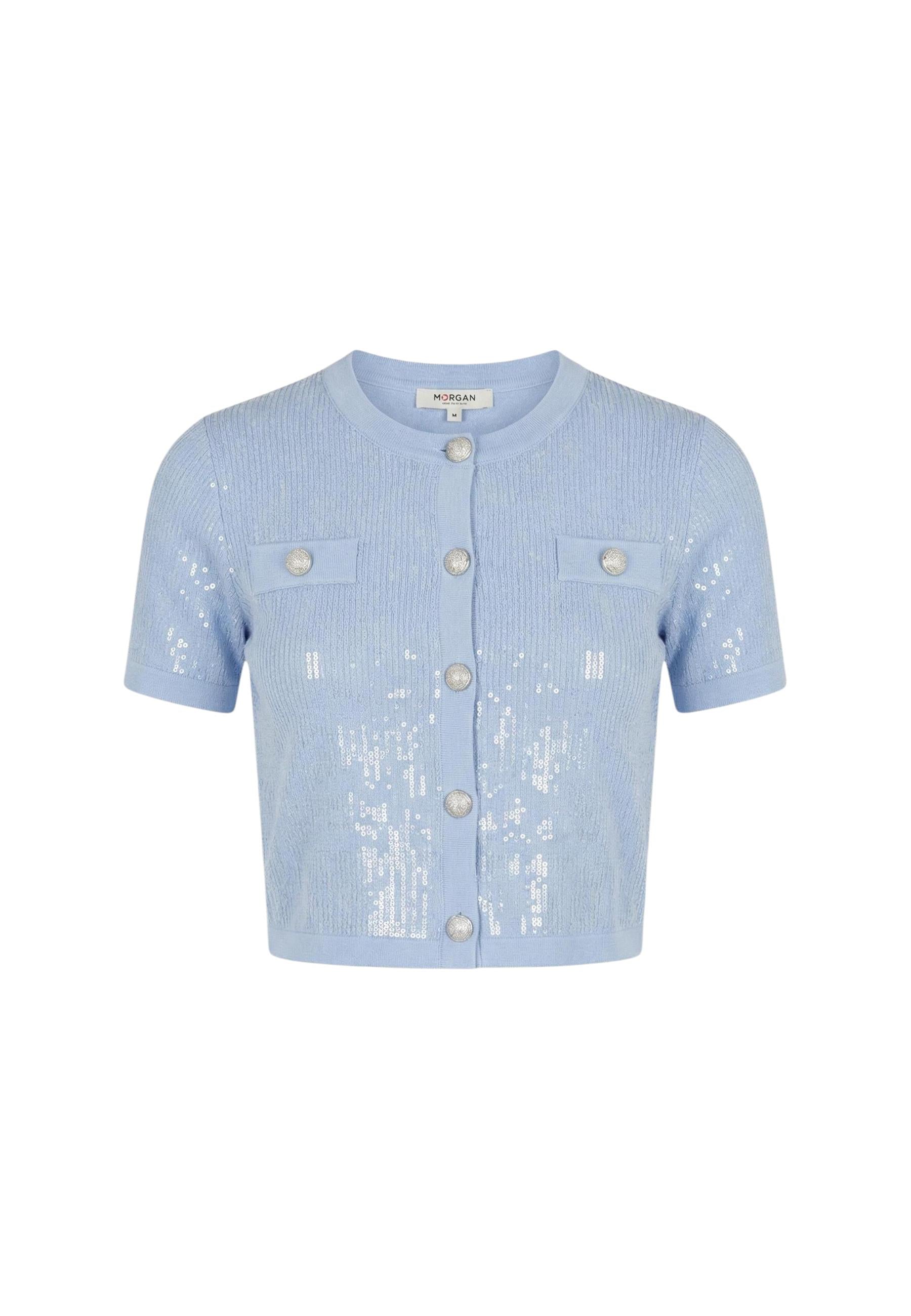 Morgan De Toi Vêtement femme Cardigans — light blue