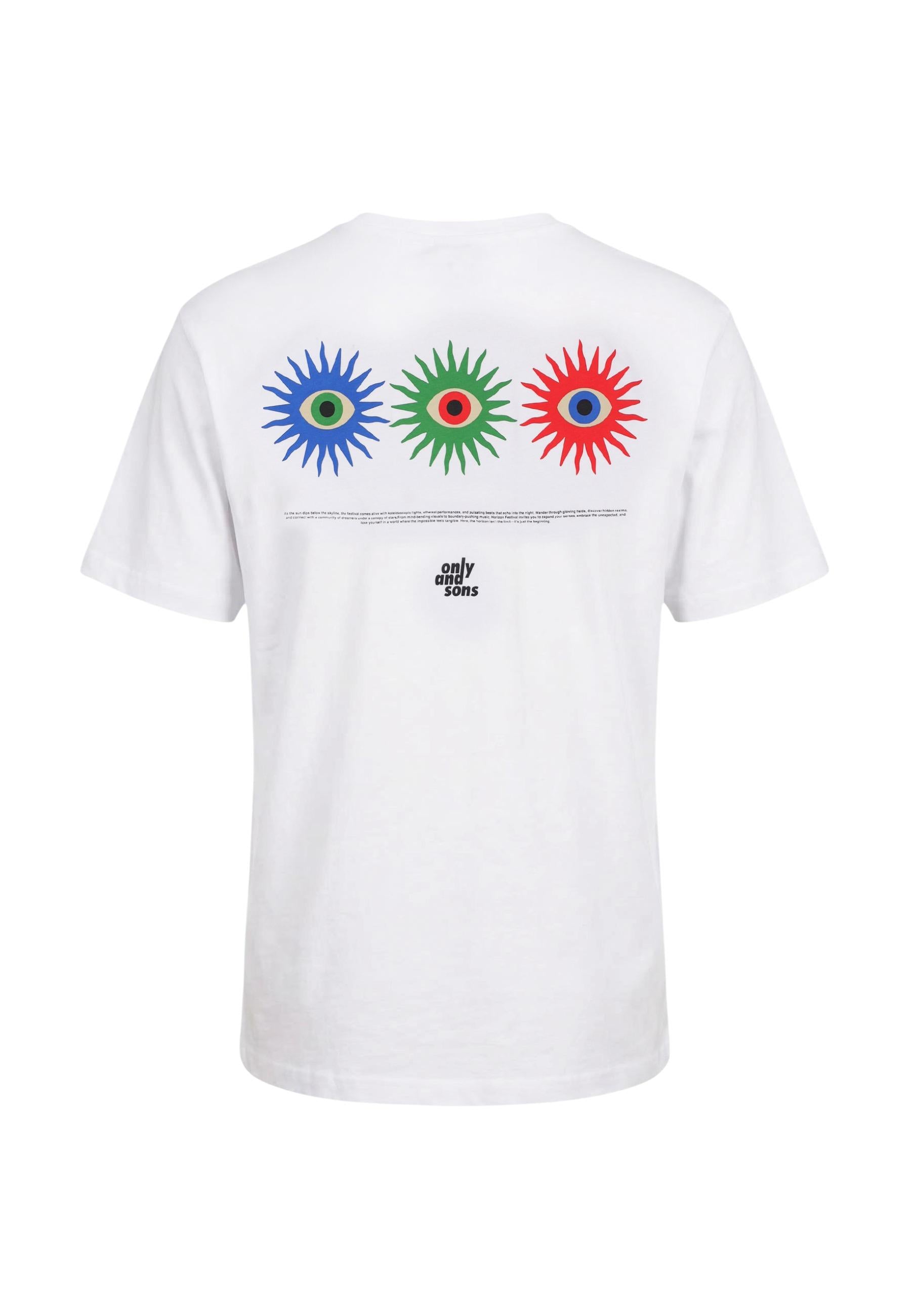 Only & Sons T-shirt homme — white