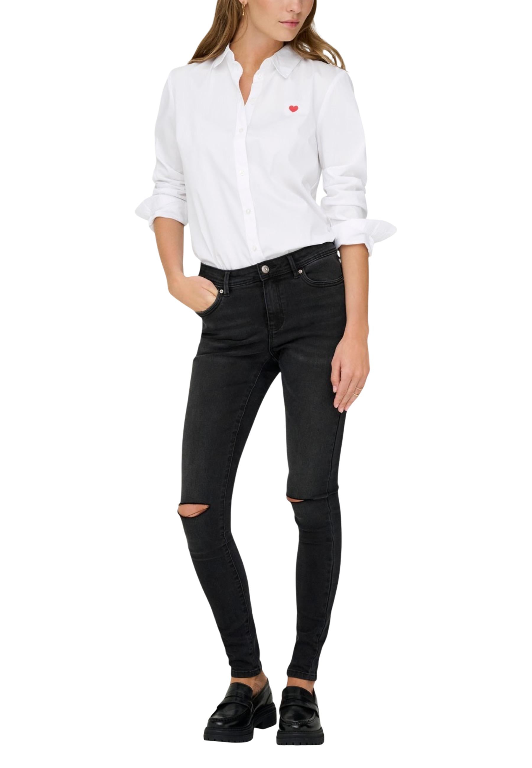 Jacqueline De Yong Chemise femme Chemises — white