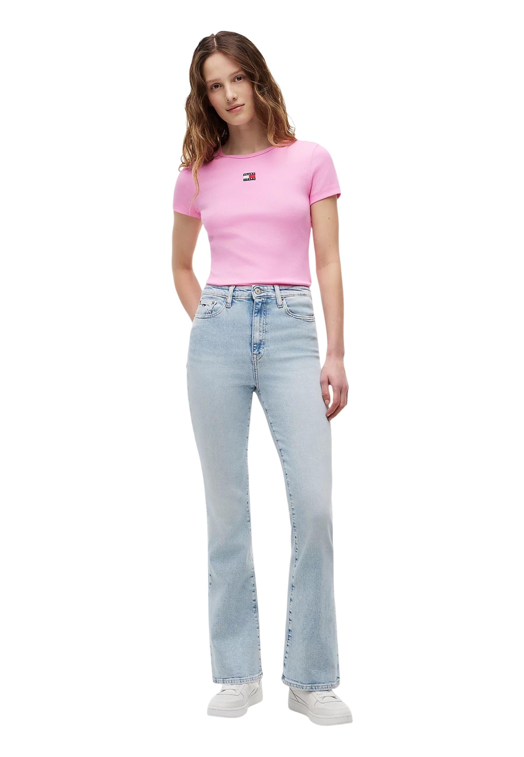 Tommy Hilfiger Jeans T-shirt femme — pink