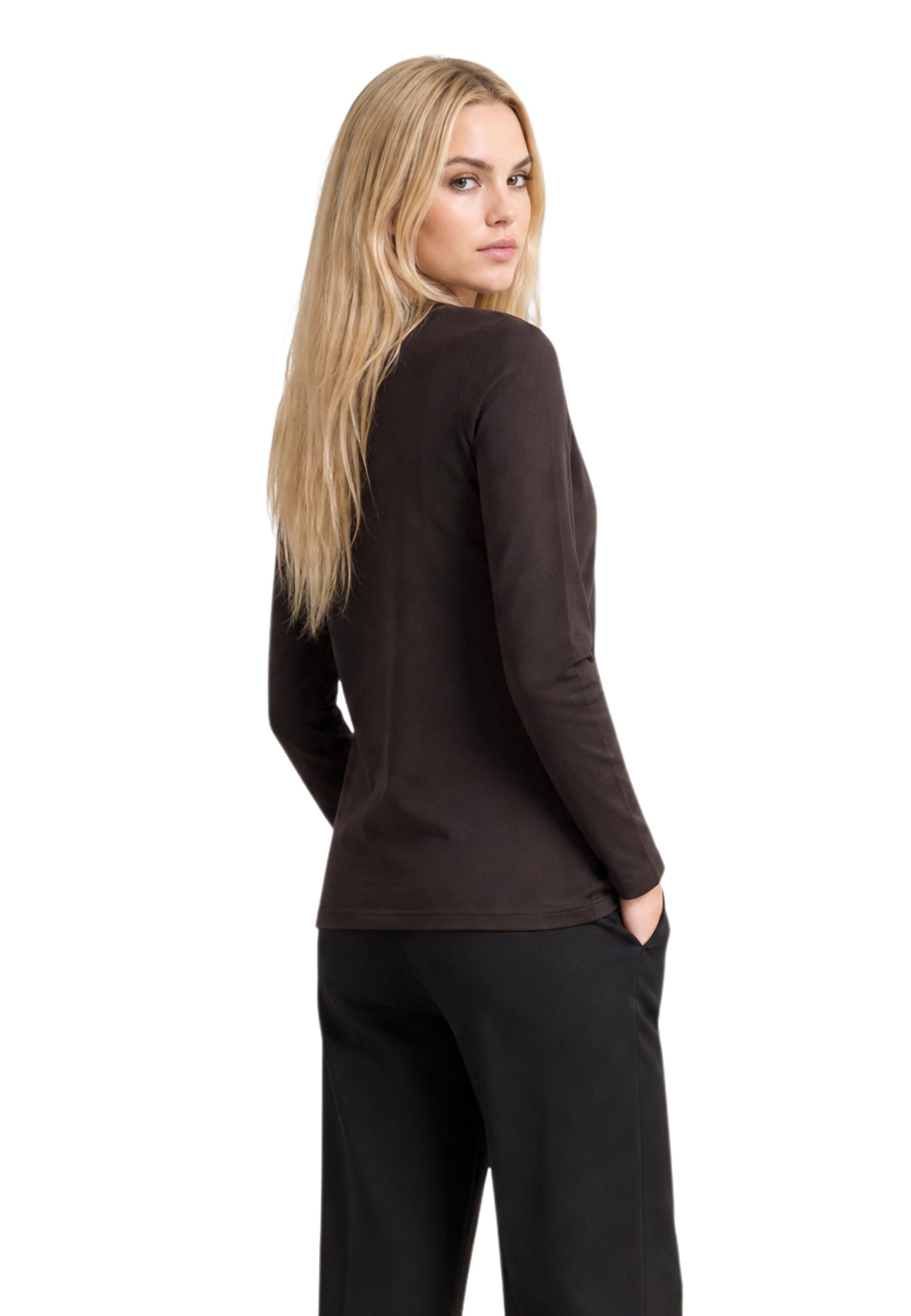 Armani Exchange T-shirt femme — brown
