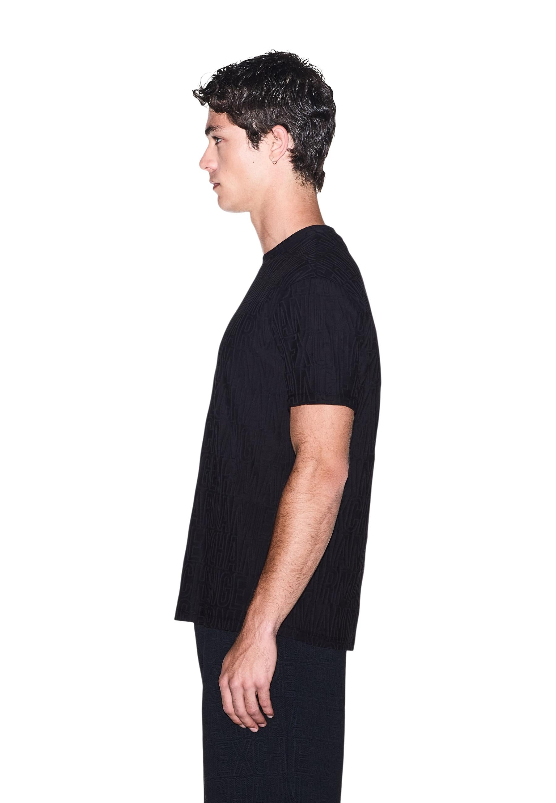 Armani Exchange T-shirt homme — black