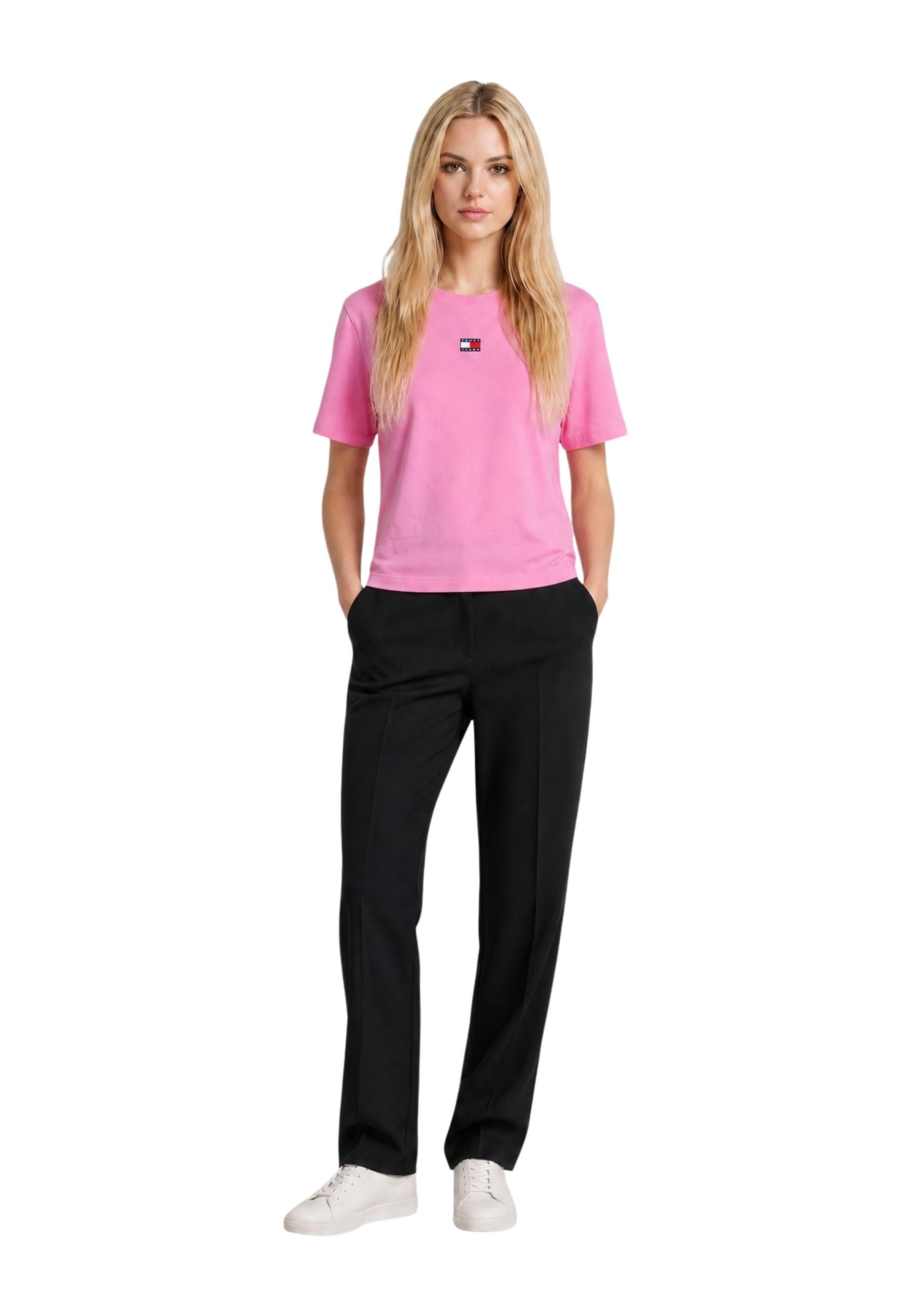 Tommy Hilfiger Jeans T-shirt femme — fuchsia