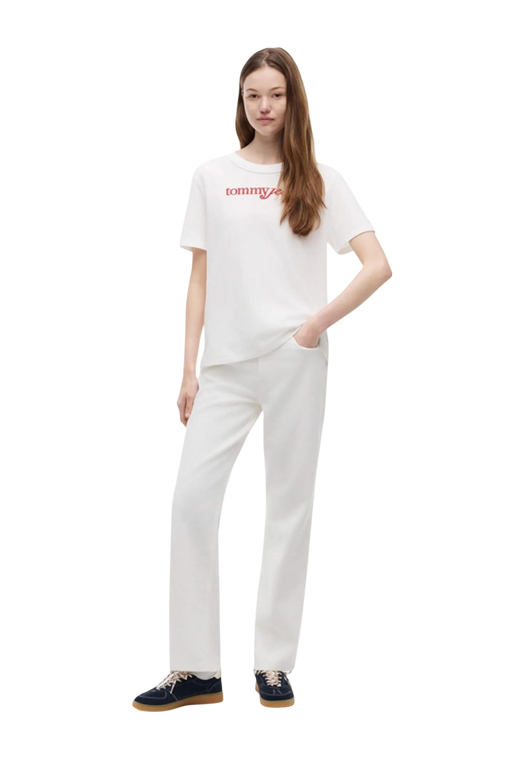 Tommy Hilfiger Jeans T-shirt femme — white