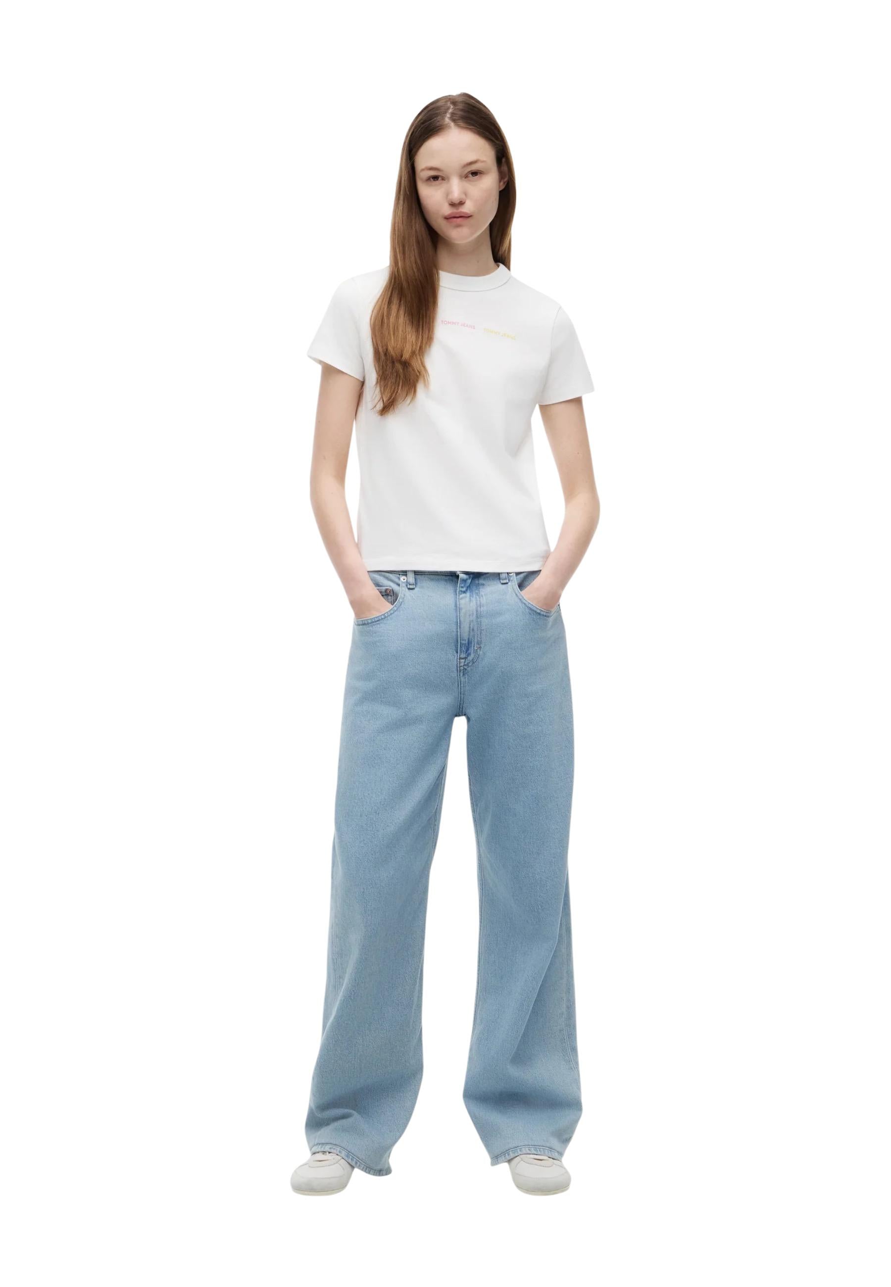 Tommy Hilfiger Jeans T-shirt femme — white