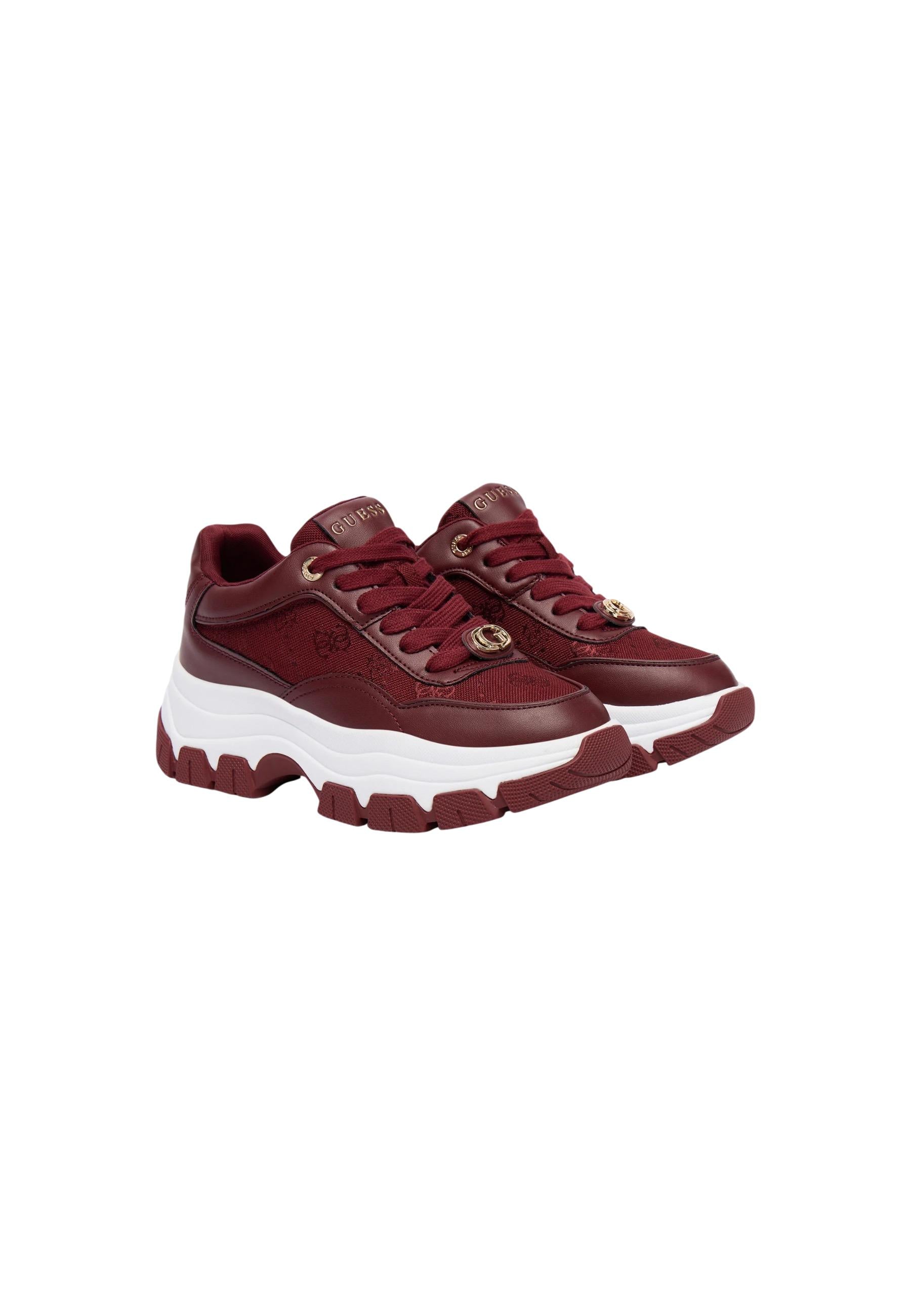 Guess Baskets femme — bordeaux