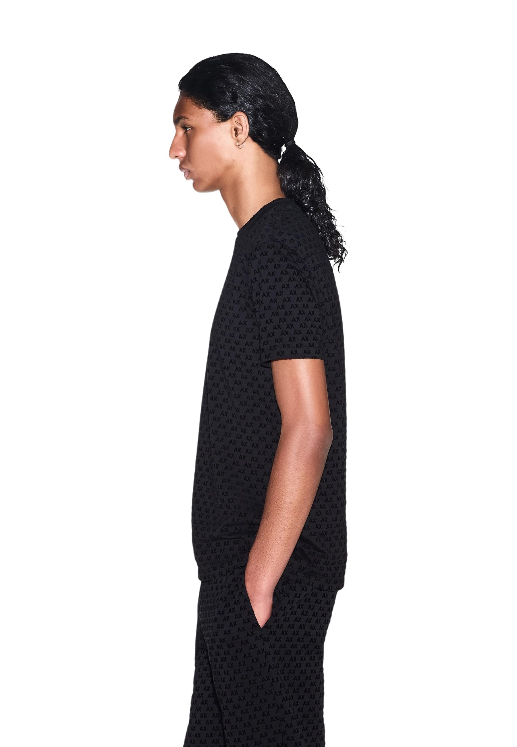 Armani Exchange T-shirt homme — black