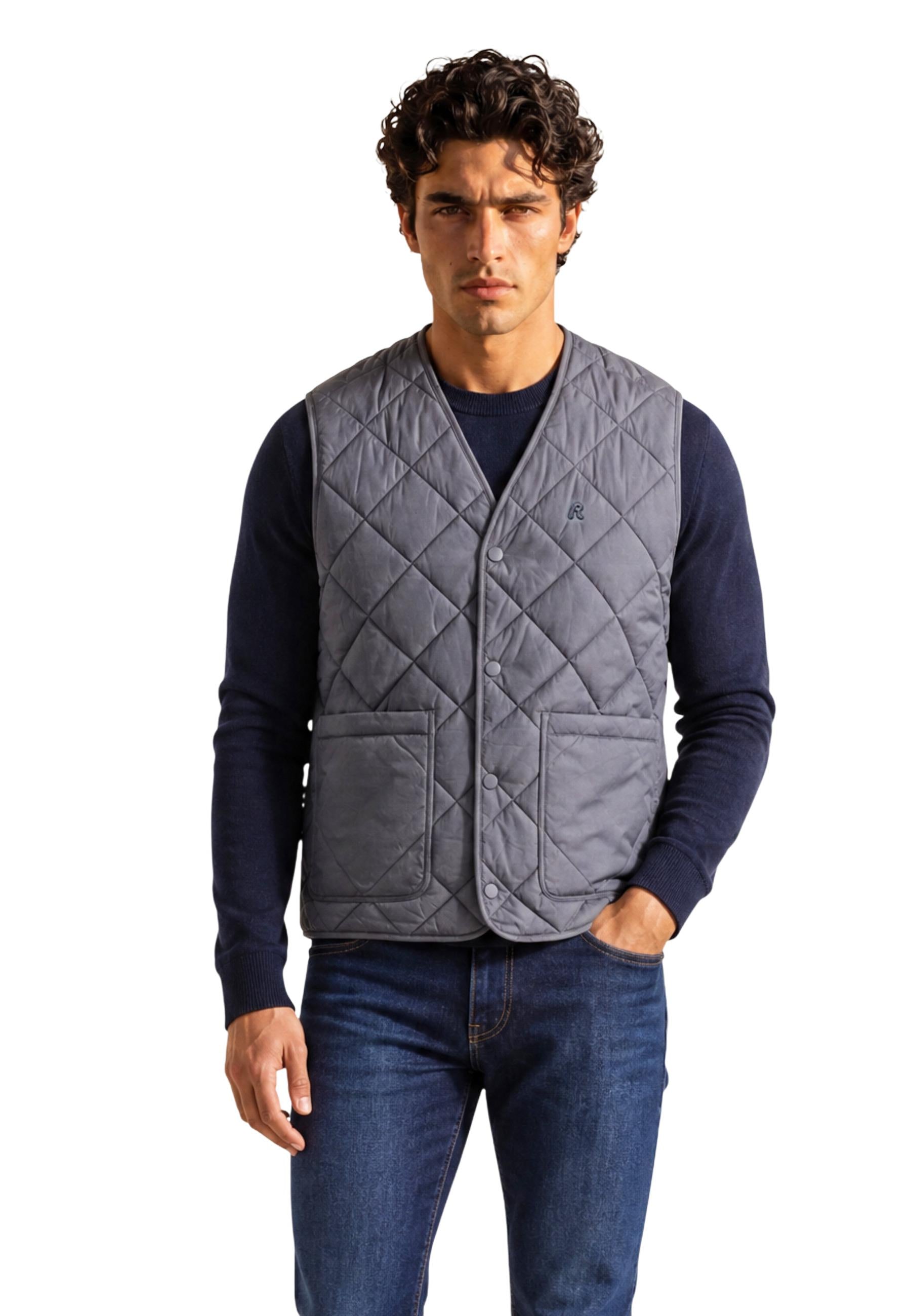 Replay Vêtement homme Gilets — grey